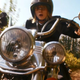 How bad a shot is Barton—or perhaps good—that he cannot hit The Doctor or her friends with his gunfire, but repeatedly dings their bike’s headlamps?